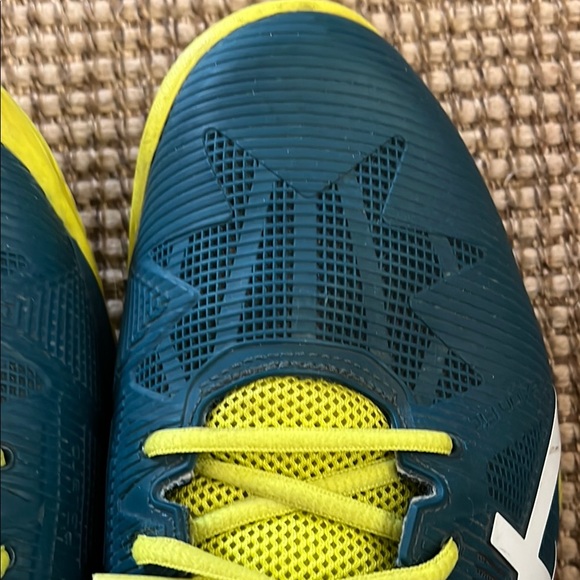 ASICS Men's Blue and Yellow Gel-Solution Speed 3 Court Shoes GC. - Picture 12 of 12